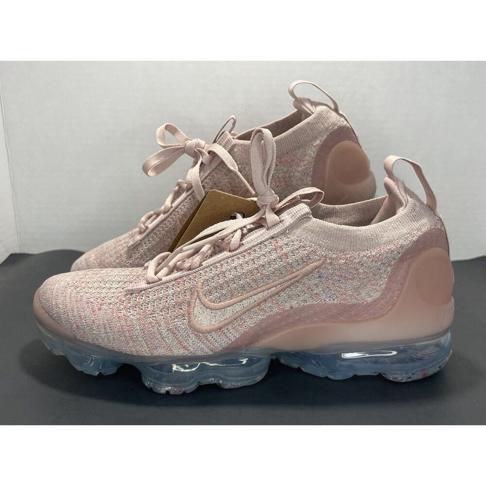 New Nike Air VaporMax Flyknit Pink Oxford Dj9975 600 Women's Size 6.5